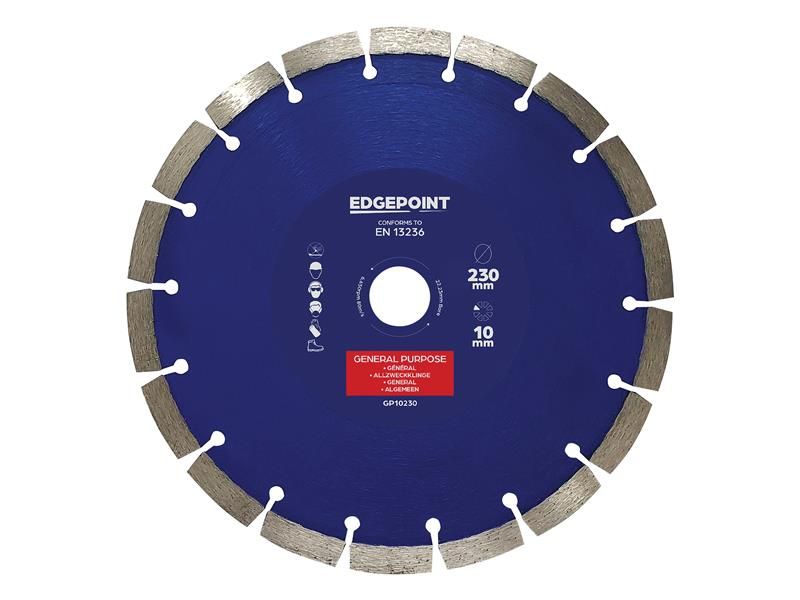 EdgePoint EDGDBGP10230 GP10230 General-Purpose Diamond Blade 230mm Price Comparisons | Compare The Build