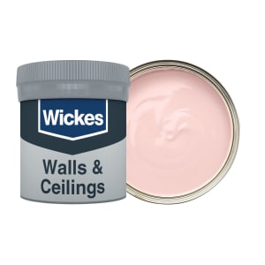 Wickes Vinyl Matt Emulsion Paint Tester Pot - Poetic Pink No.605 - 50ml Price Comparisons | Compare The Build