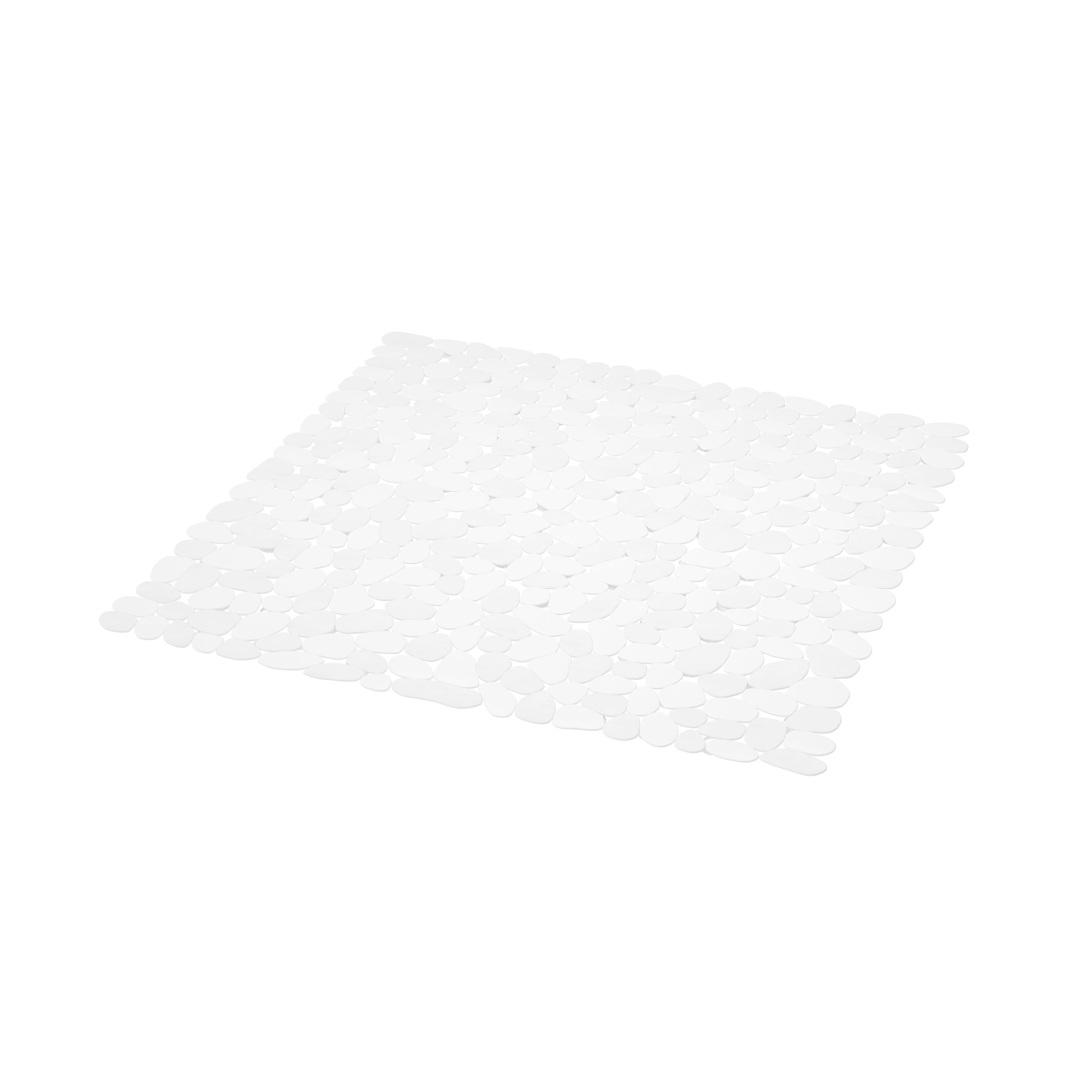 GoodHome Koros White Polyvinyl Chloride (Pvc) Pebbles Anti-Slip Bath & Shower Mat (L)530mm (W)530mm Price Comparisons | Compare The Build