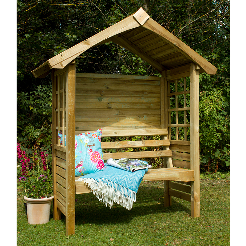 Forest Cadiz Garden Arbour Seat 6'x2' Price Comparisons | Compare The Build