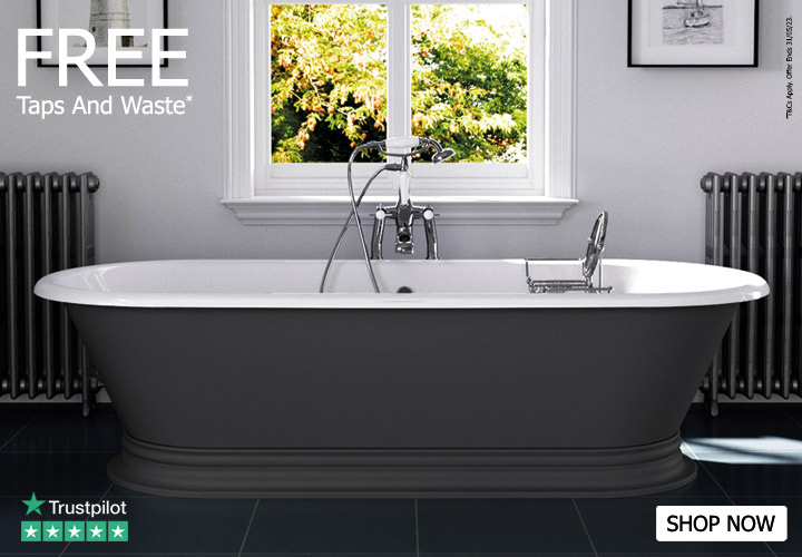 Shikara Bath With Freestanding Taps & Bath Waste Price Comparisons | Compare The Build