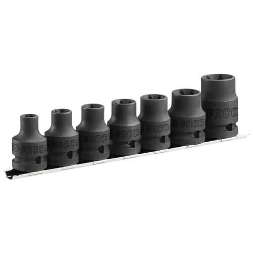 Facom 7 Piece 1/2" Drive Torx Impact Socket Set 1/2" Price Comparisons | Compare The Build