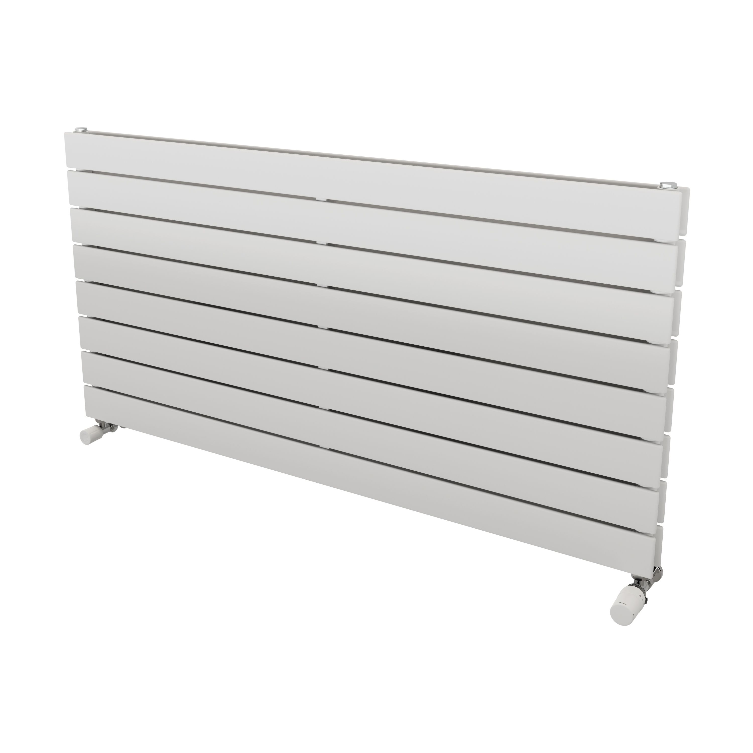 Ximax Vertirad Duplex Satin White Horizontal Designer Panel Radiator, (W)1200mm X (H)595mm Price Comparisons | Compare The Build