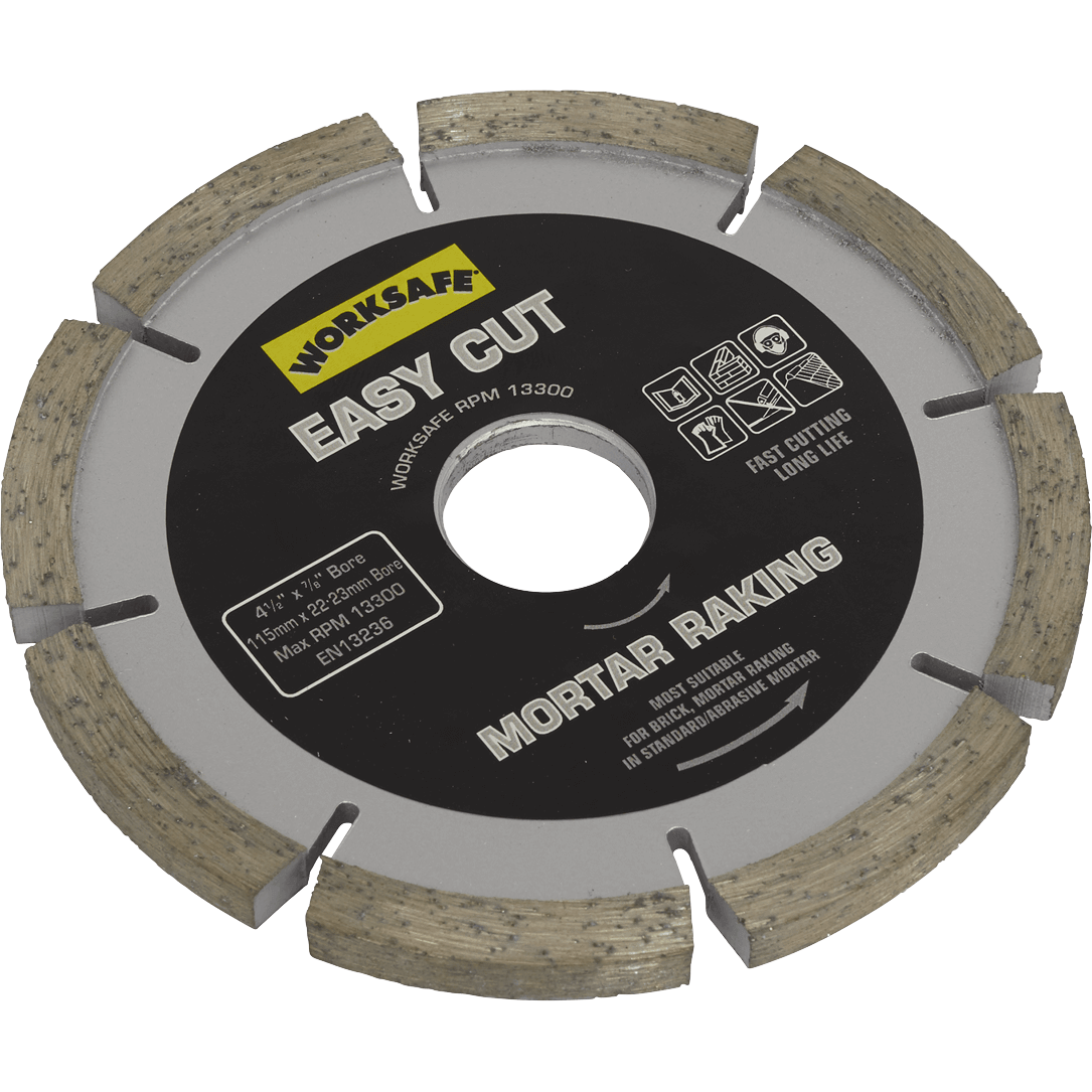 Sealey Easy Cut Diamond Mortar Raking Disc 115mm Price Comparisons | Compare The Build