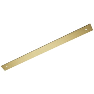 Wickes Tahlia Brass Long Backplate - 320mm | Compare The Build