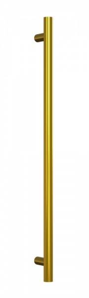 Polished Brass Guardsman Pull Handle - Bolt Through Single 800mm x 600mm x 25mm | Compare The Build