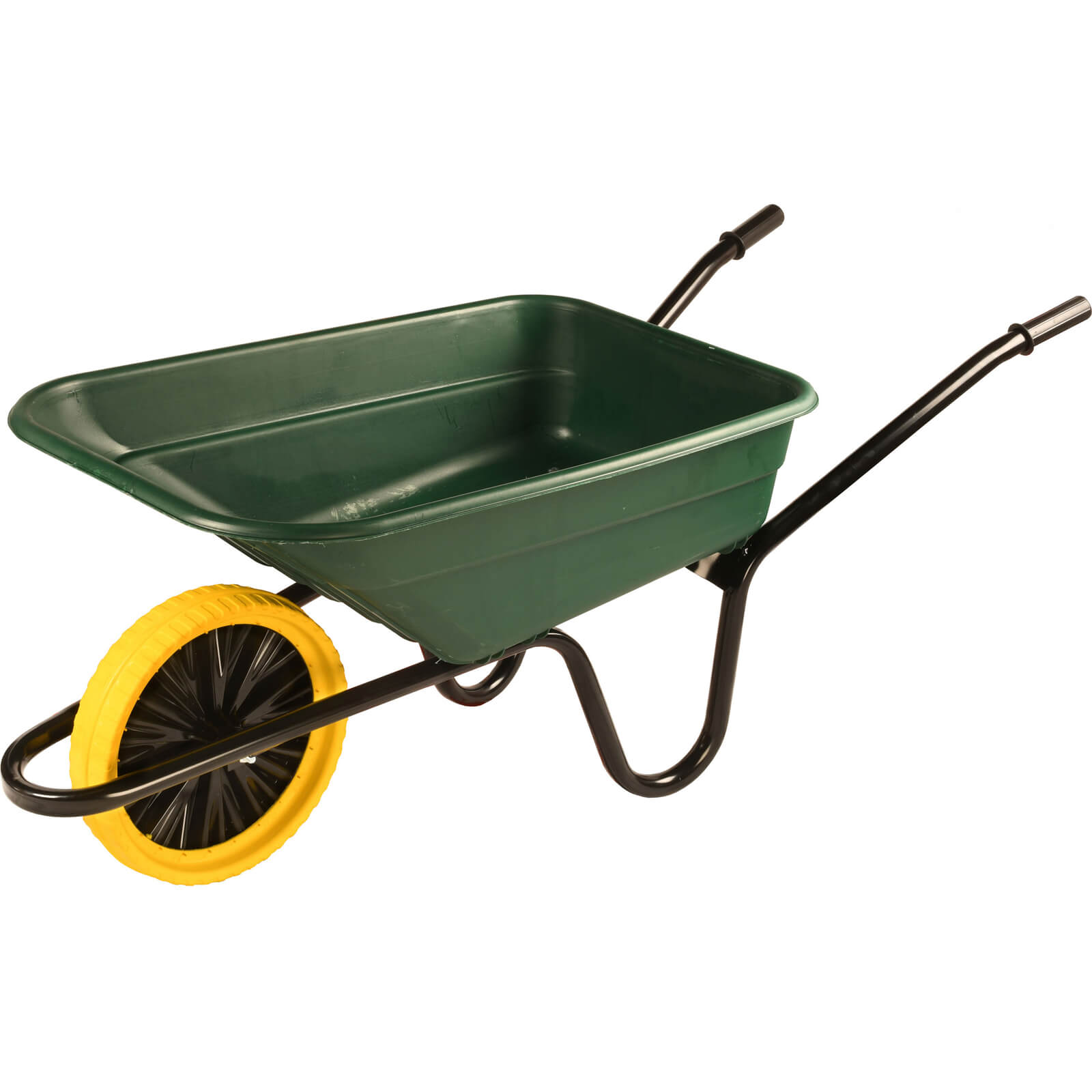 Walsall The Shire Multi Purpose Puncture Proof Wheelbarrow 90l Green | Compare The Build