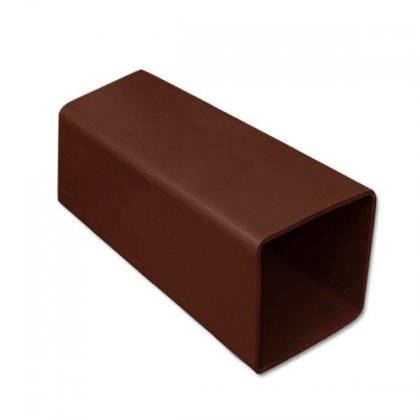 FloPlast Brown Square Downpipe 5.5 Mtr RPS5.5.BR Price Comparisons | Compare The Build