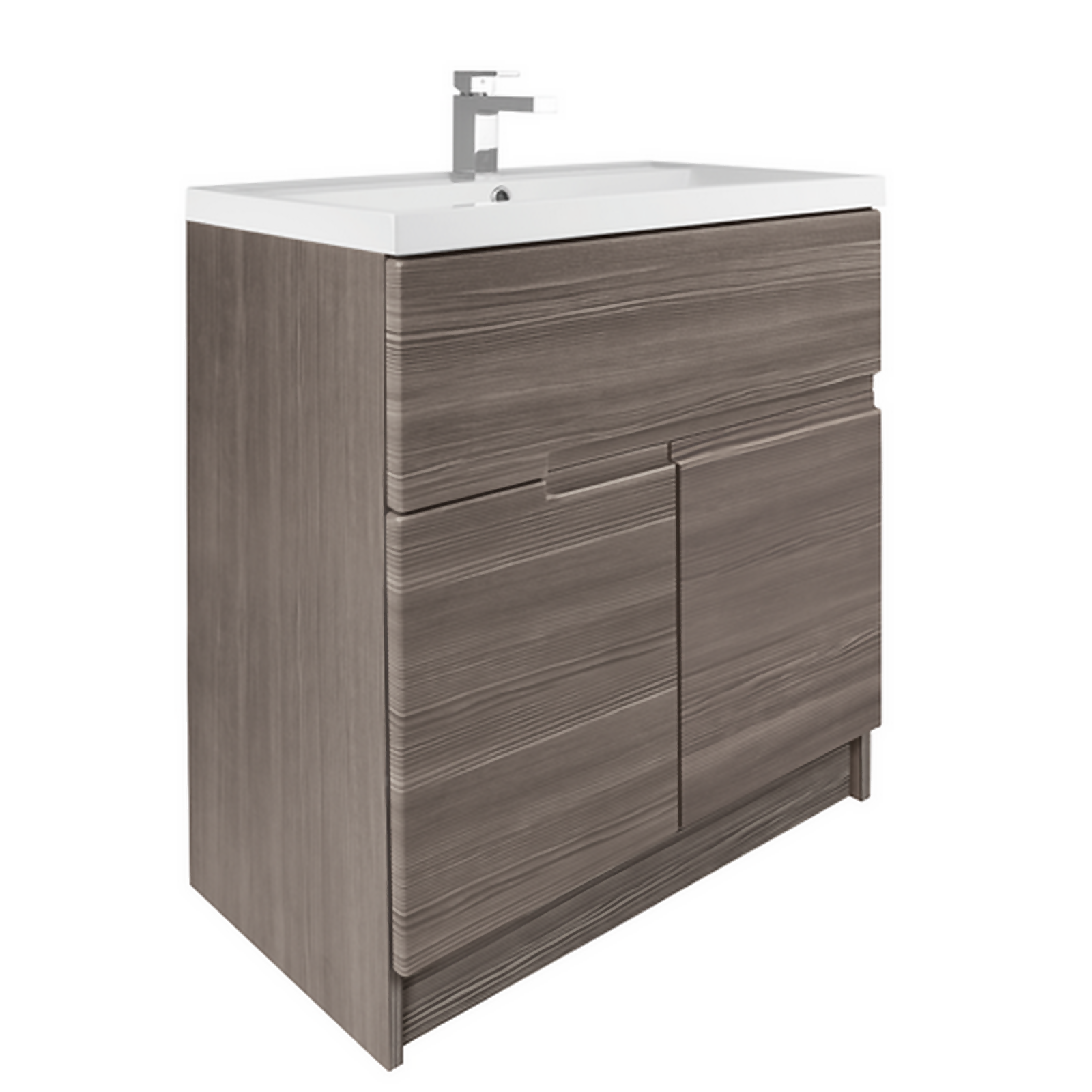 Bathstore Vermont 800mm Floorstanding Vanity Unit - Grey Avola Price Comparisons | Compare The Build