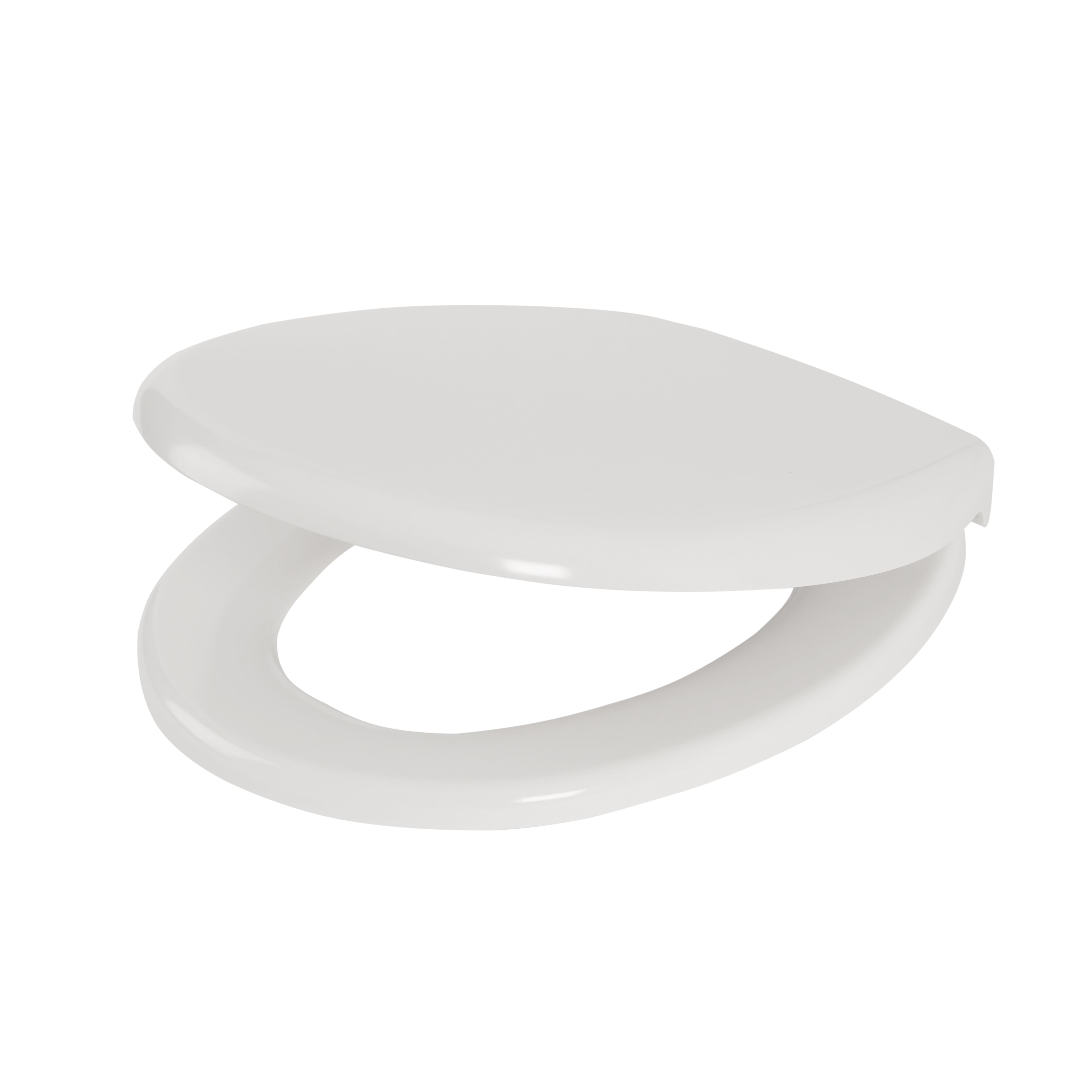 Cooke & Lewis Serina White Raised Soft Close Toilet Seat | Compare The Build