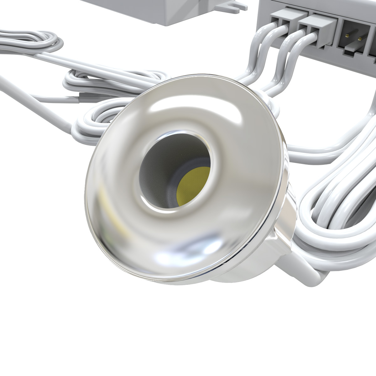 Single 15mm Add-On Microdot LED Plinth Light Price Comparisons | Compare The Build