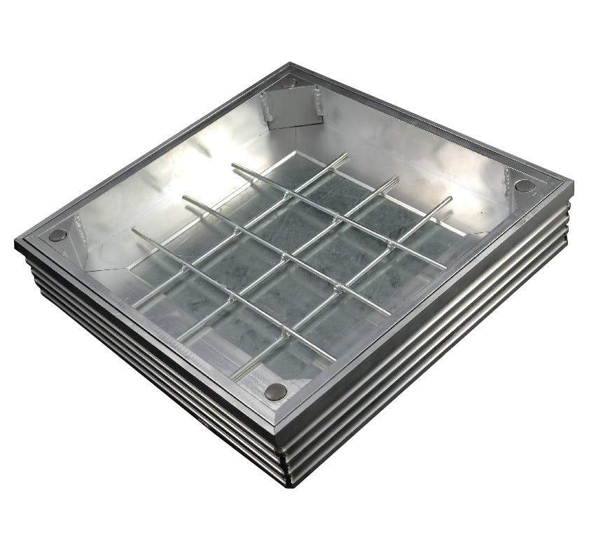 EcoGrid Aluminium Triple-Seal Recess Manhole Cover - 900 x 900 x 41mm TSL-60-9090 Price Comparisons | Compare The Build