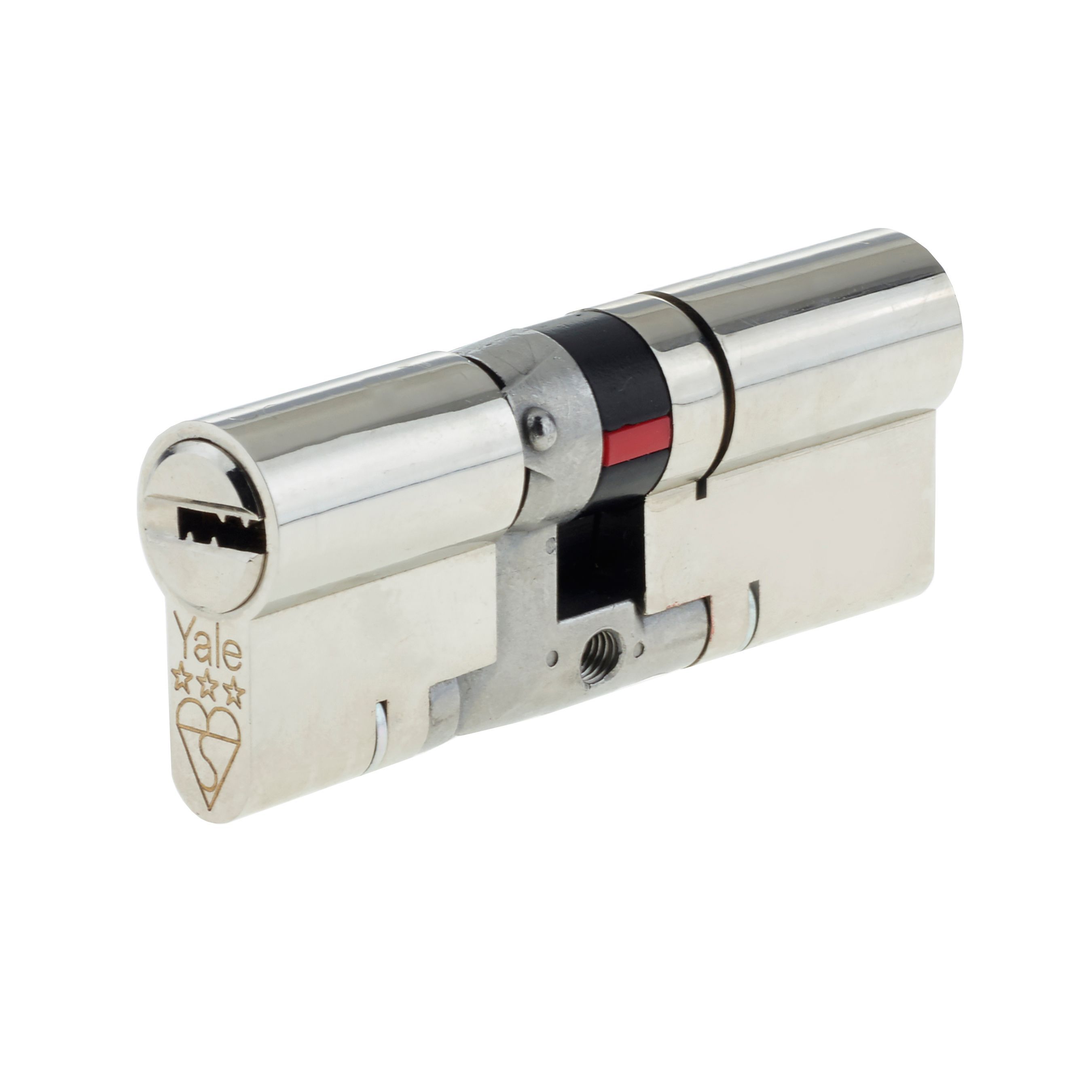 Yale Platinum Nickel-Plated Brass Single Euro Cylinder Lock, (L)95mm Price Comparisons | Compare The Build