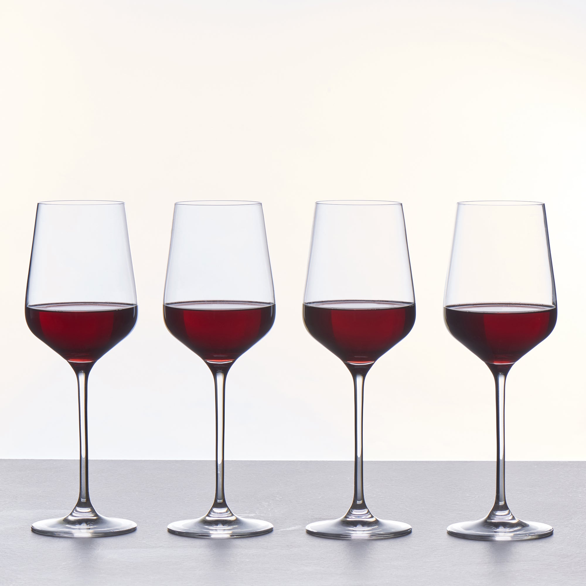 Set of 4 Connoisseur Crystal Glass Red Wine Glasses Clear Price Comparisons | Compare The Build