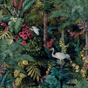 Holden Decor Jungle Paradise Black Wallpaper - 10.05m x 53cm Price Comparisons | Compare The Build