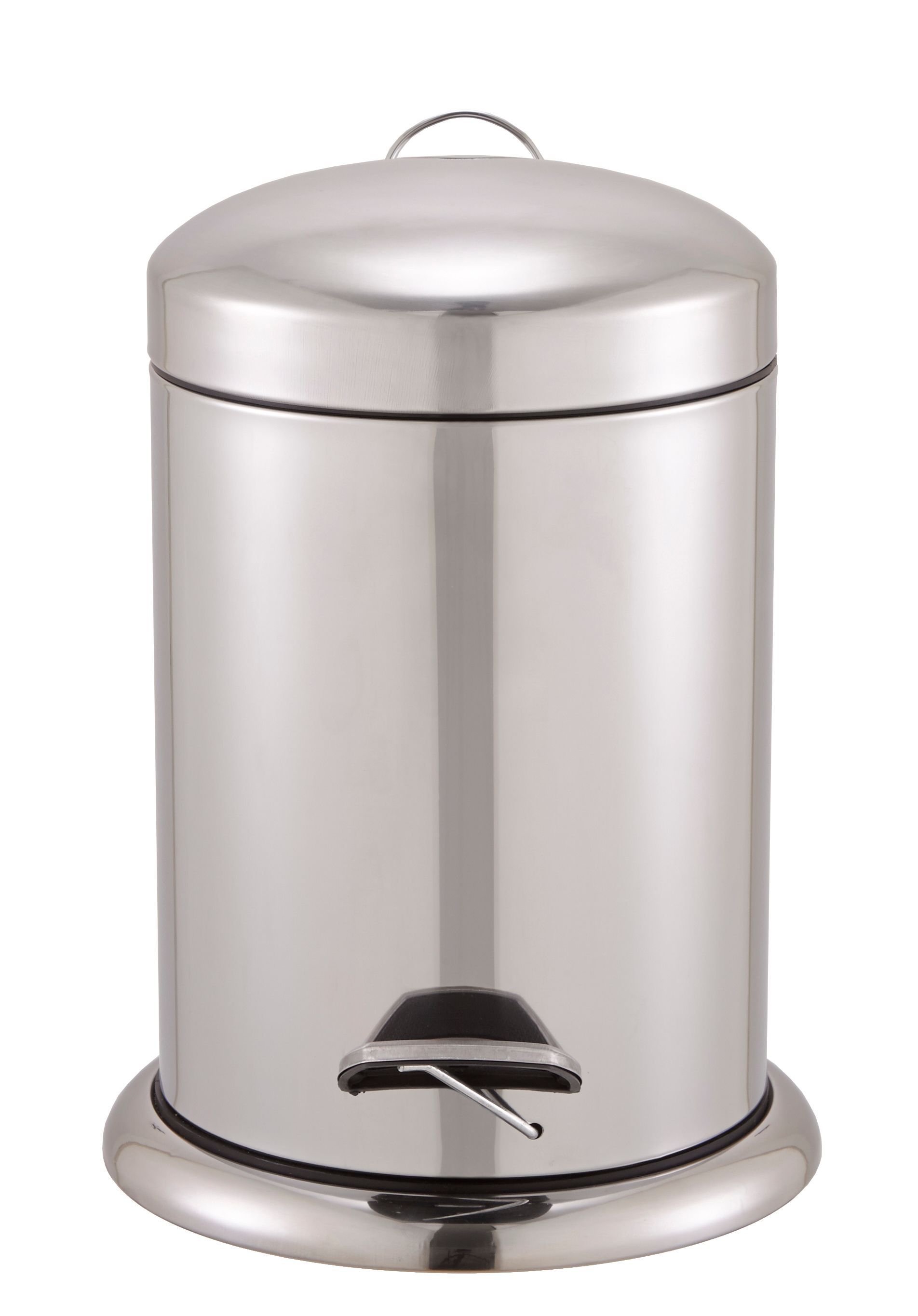 Cooke & Lewis Korana Metal Stainless Steel Round Bathroom Pedal Bin, 5L Price Comparisons | Compare The Build