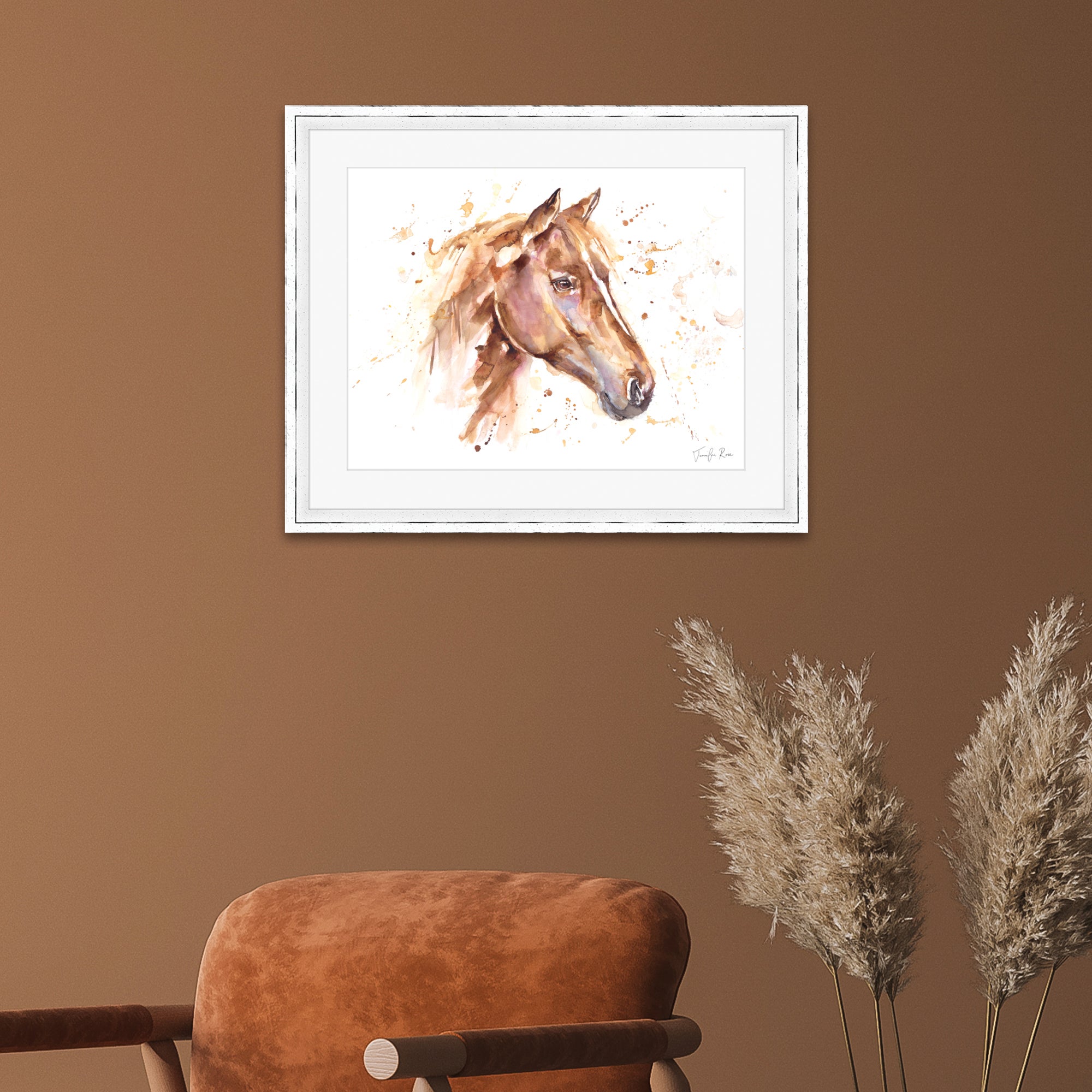 The Art Group Glorious Horse Framed Print Brown Price Comparisons | Compare The Build