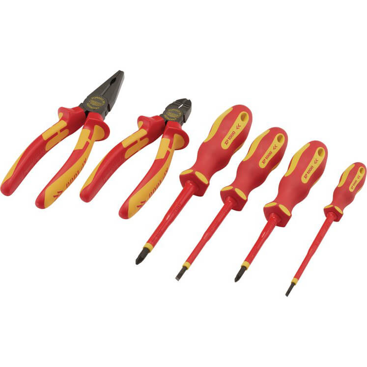 Draper 6 Piece XP1000 VDE Insulated Screwdriver and Pliers Set Price Comparisons | Compare The Build