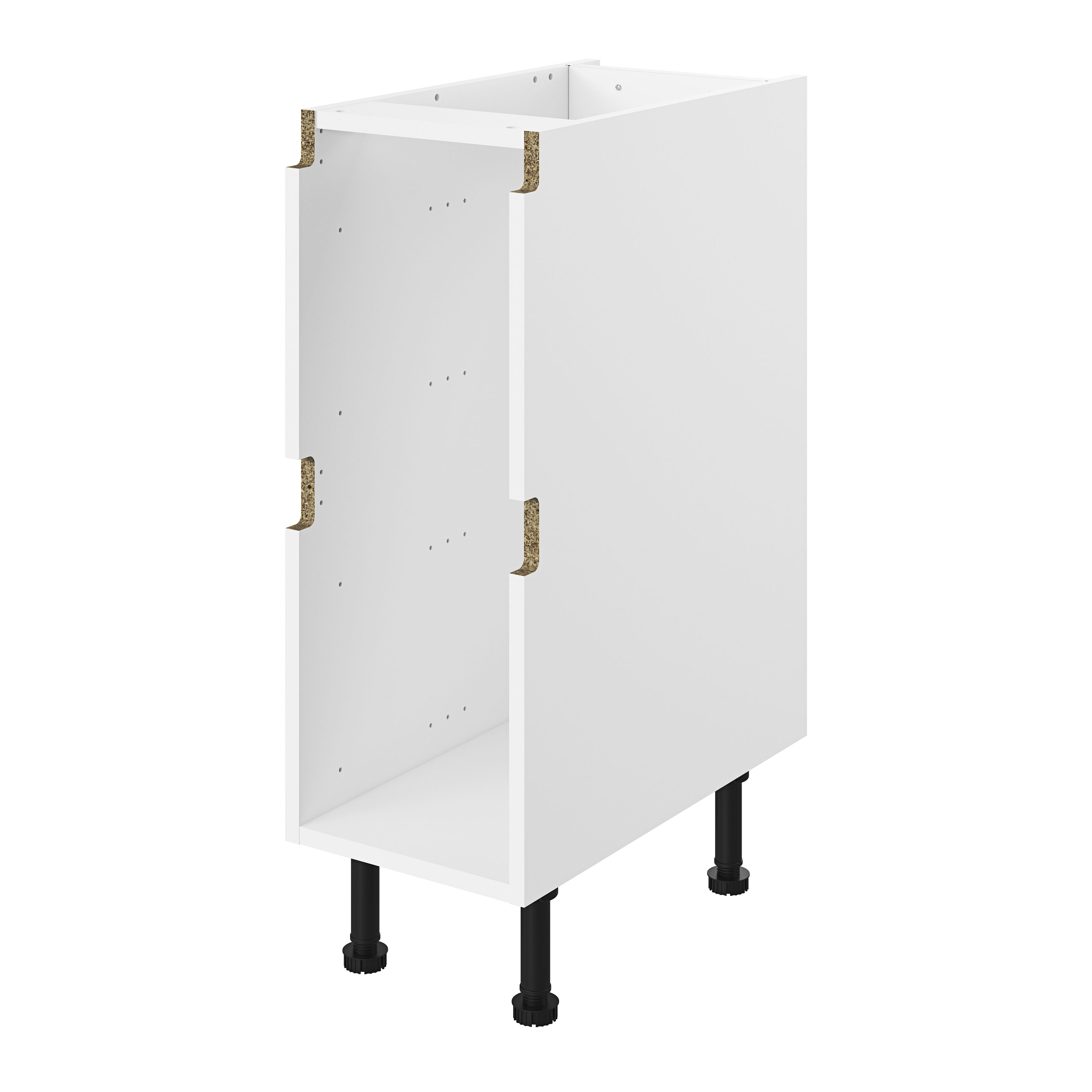 GoodHome Caraway Innovo White Drawer Base Cabinet, (W)300mm Price Comparisons | Compare The Build