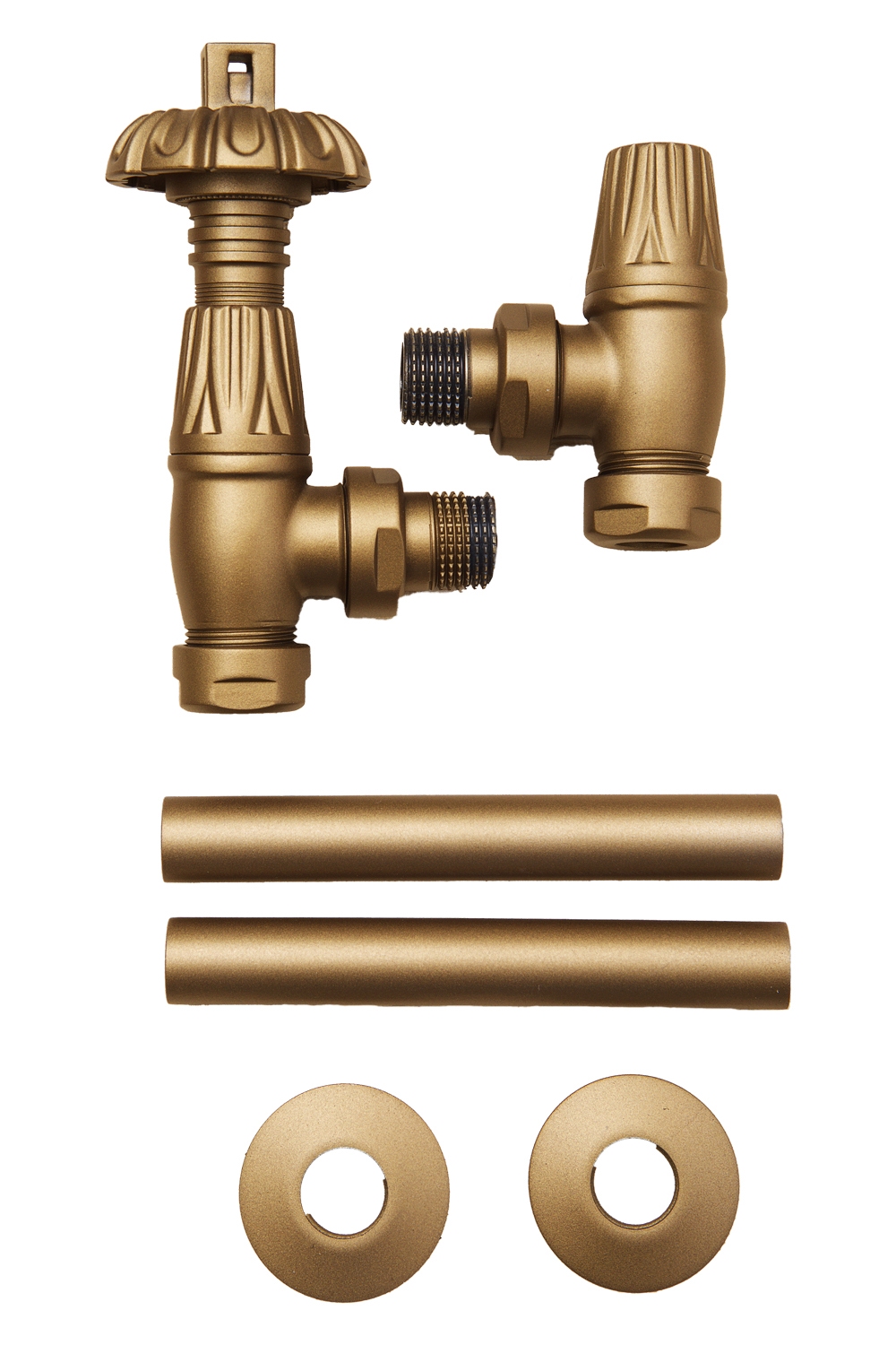 Paladin Thermostatic Valves, Canterbury, Aged Gold Angled Price Comparisons | Compare The Build