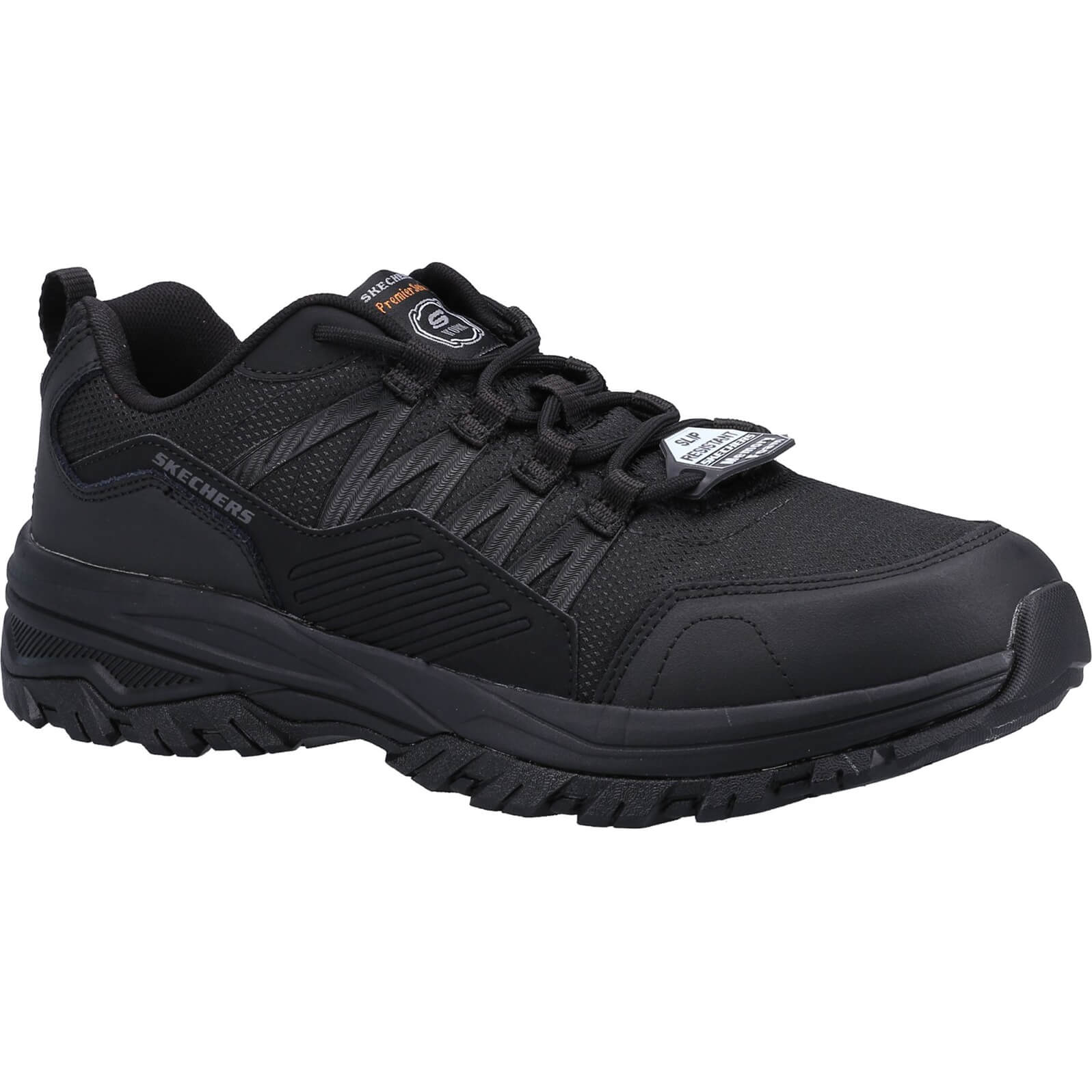 Skechers Fannter Mens Work Shoes Black Size 9 Price Comparisons | Compare The Build