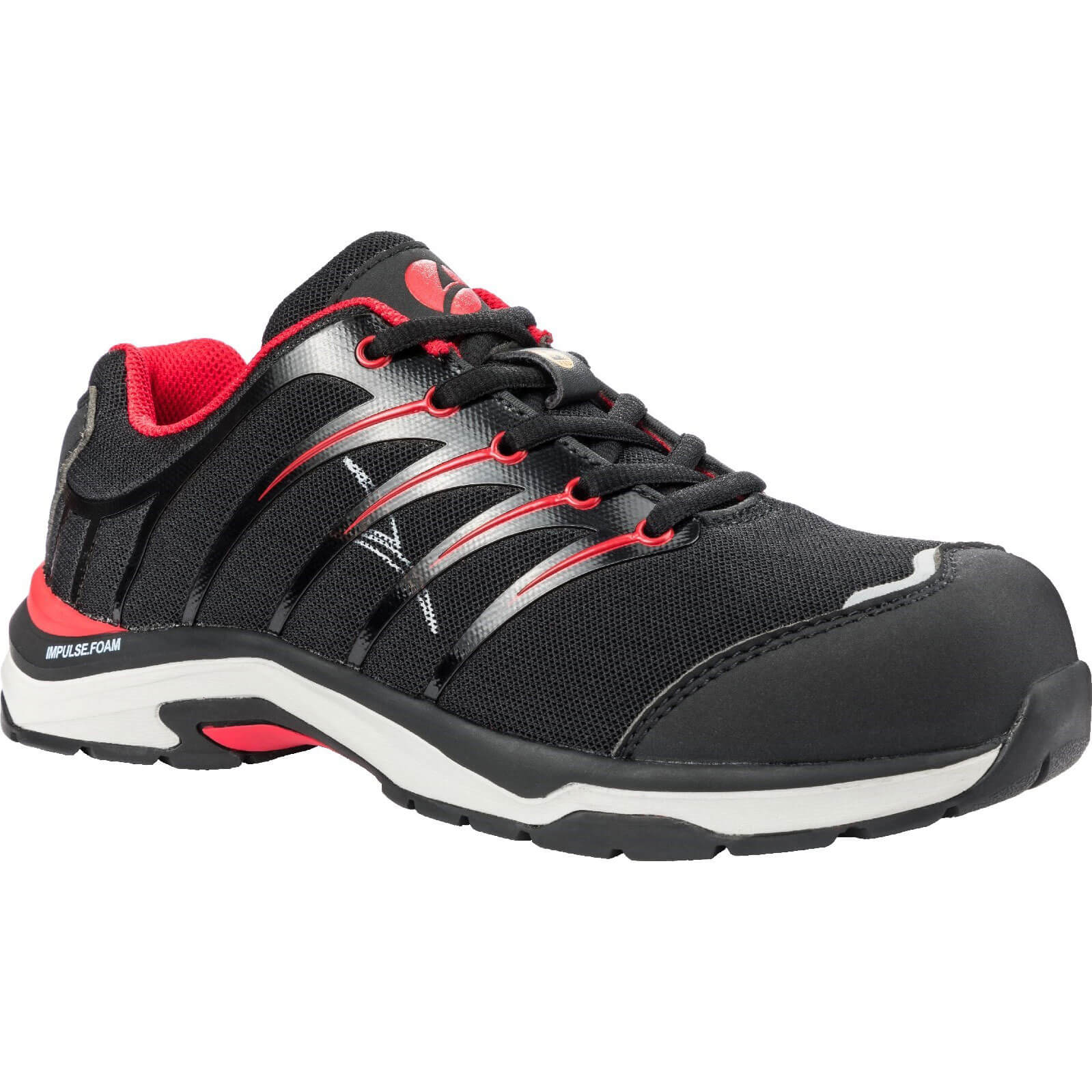 Albatros Twist Low Lace Up Safety Shoe Black / Red Size 3 Price Comparisons | Compare The Build