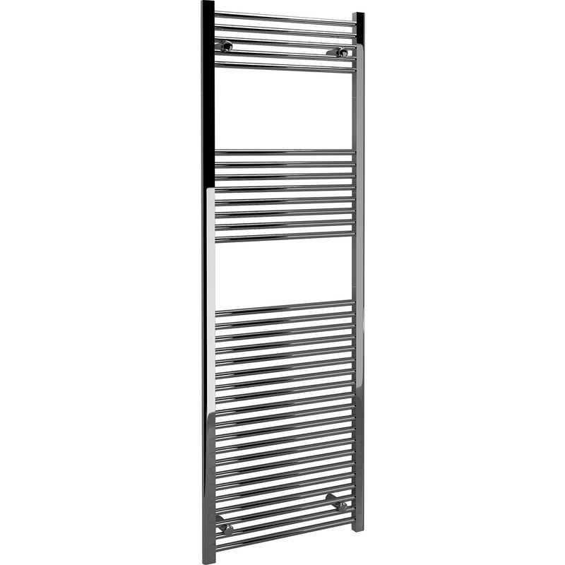 Kudox Straight Towel Radiator - Chrome 600 x 1800 mm 2037BTU Price Comparisons | Compare The Build