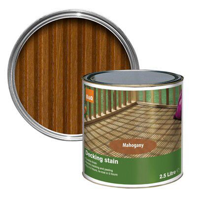 Colours Mahogany Matt Decking Wood Stain, 2.5L | Compare The Build