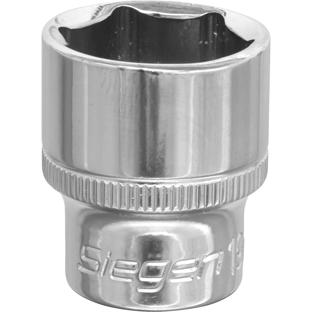 Siegen 3/8" Drive Hexagon WallDrive Socket Metric 3/8" 19mm | Compare The Build