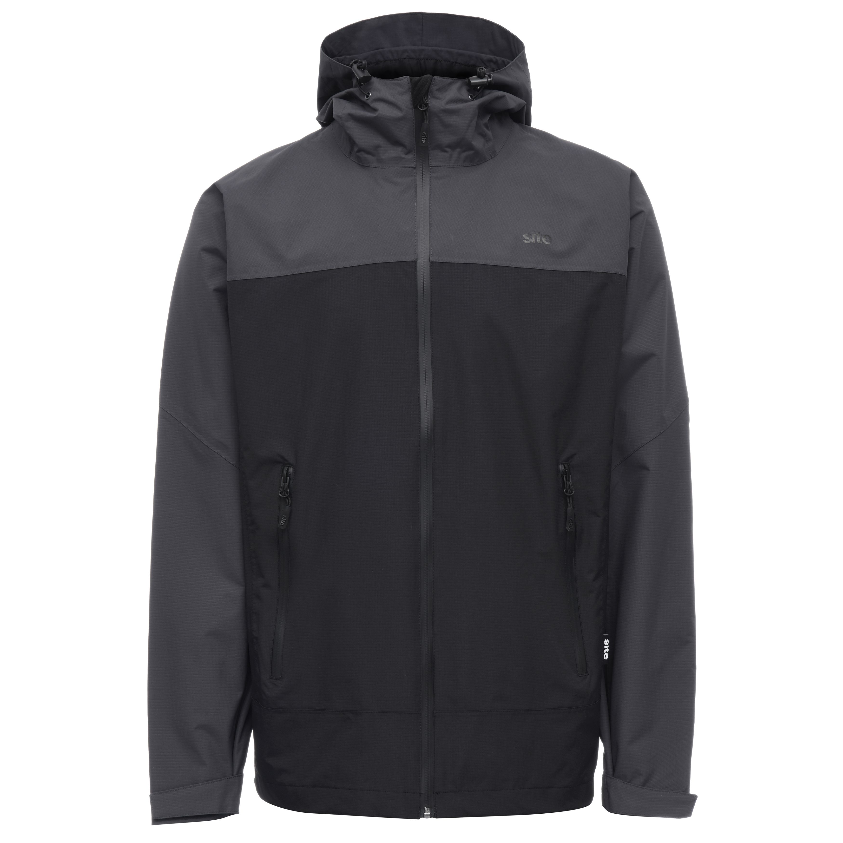 Site Black & Grey Waterproof Jacket Medium Price Comparisons | Compare The Build