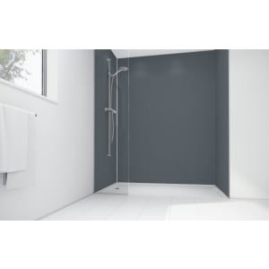 Mermaid Cadet Matt Acrylic 3 Sided Shower Panel Kit - 1200 x 900mm Price Comparisons | Compare The Build
