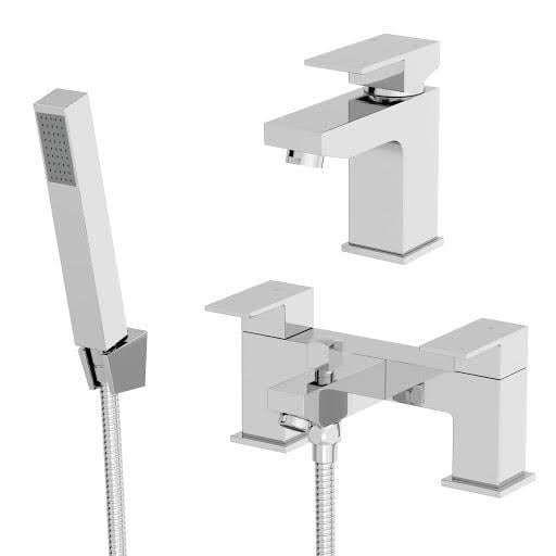 Architeckt Ibbardo Basin Mixer Tap and Bath Shower Mixer Tap Set Price Comparisons | Compare The Build