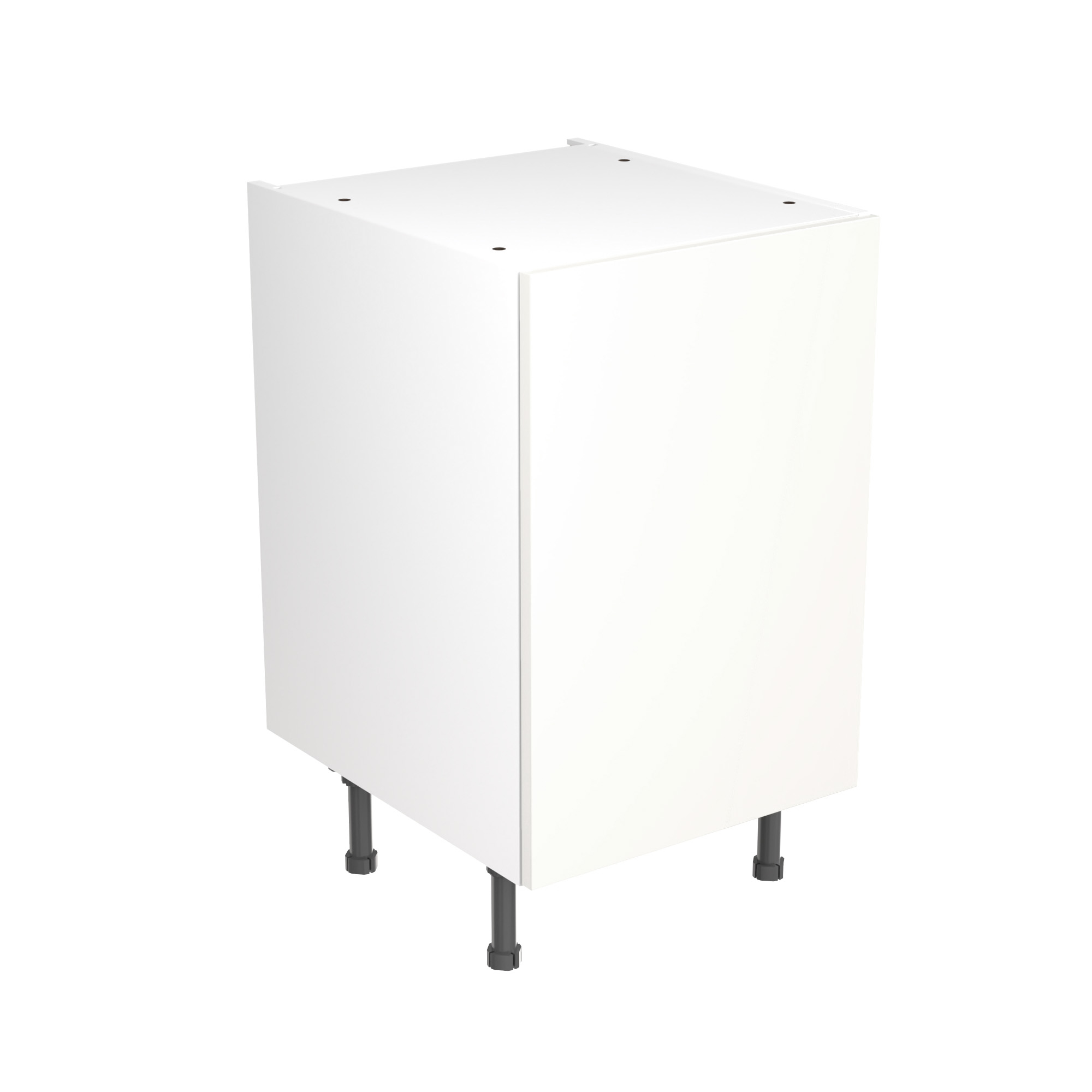 Flatpack Base Unit Super Gloss White Slab 500mm - FKKF0003 Price Comparisons | Compare The Build