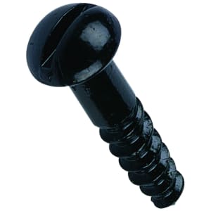 Wickes Black Japanned Wood Screws - No 10 x 25mm Pack of 10 Price Comparisons | Compare The Build