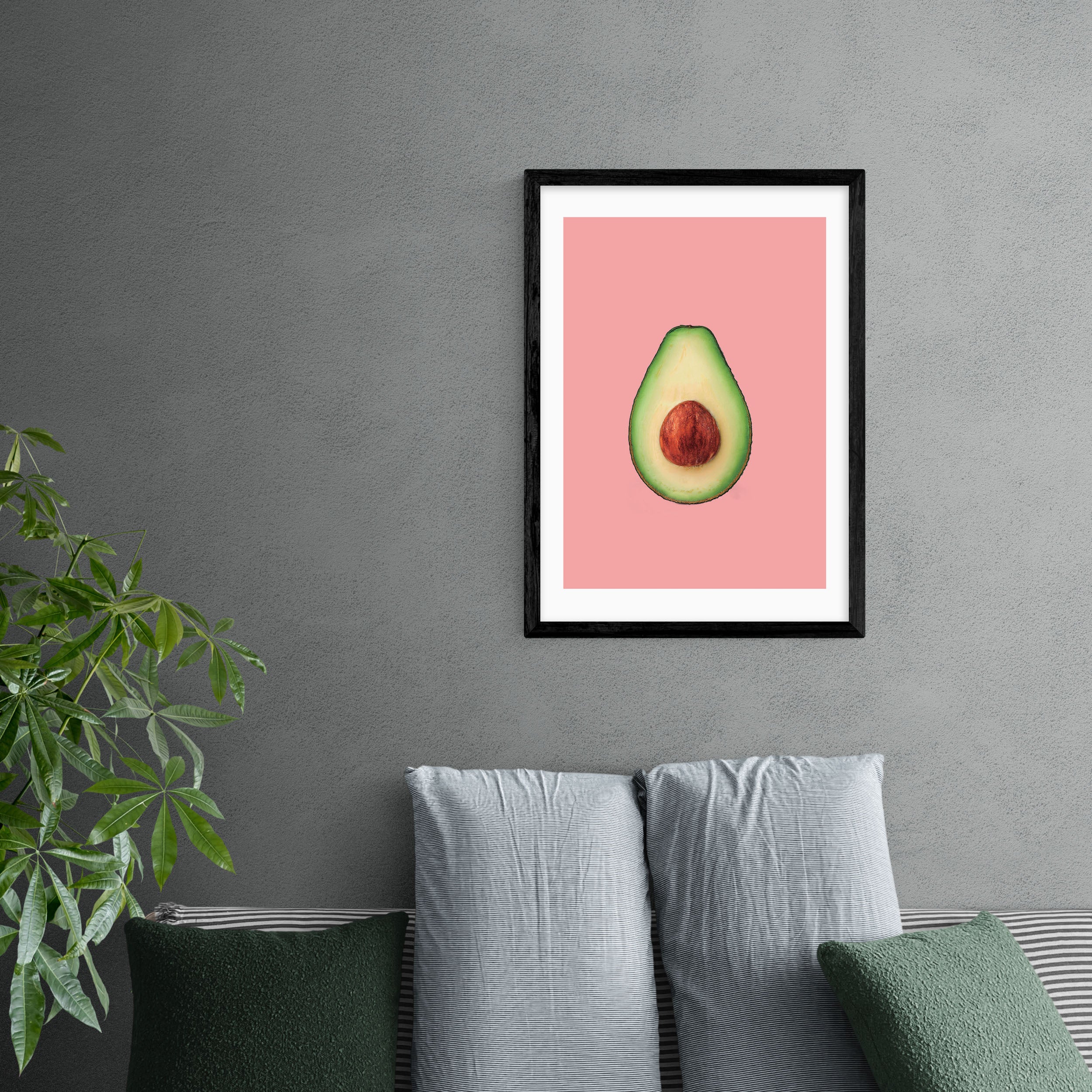 East End Prints Avocado Print Pink/Green Price Comparisons | Compare The Build