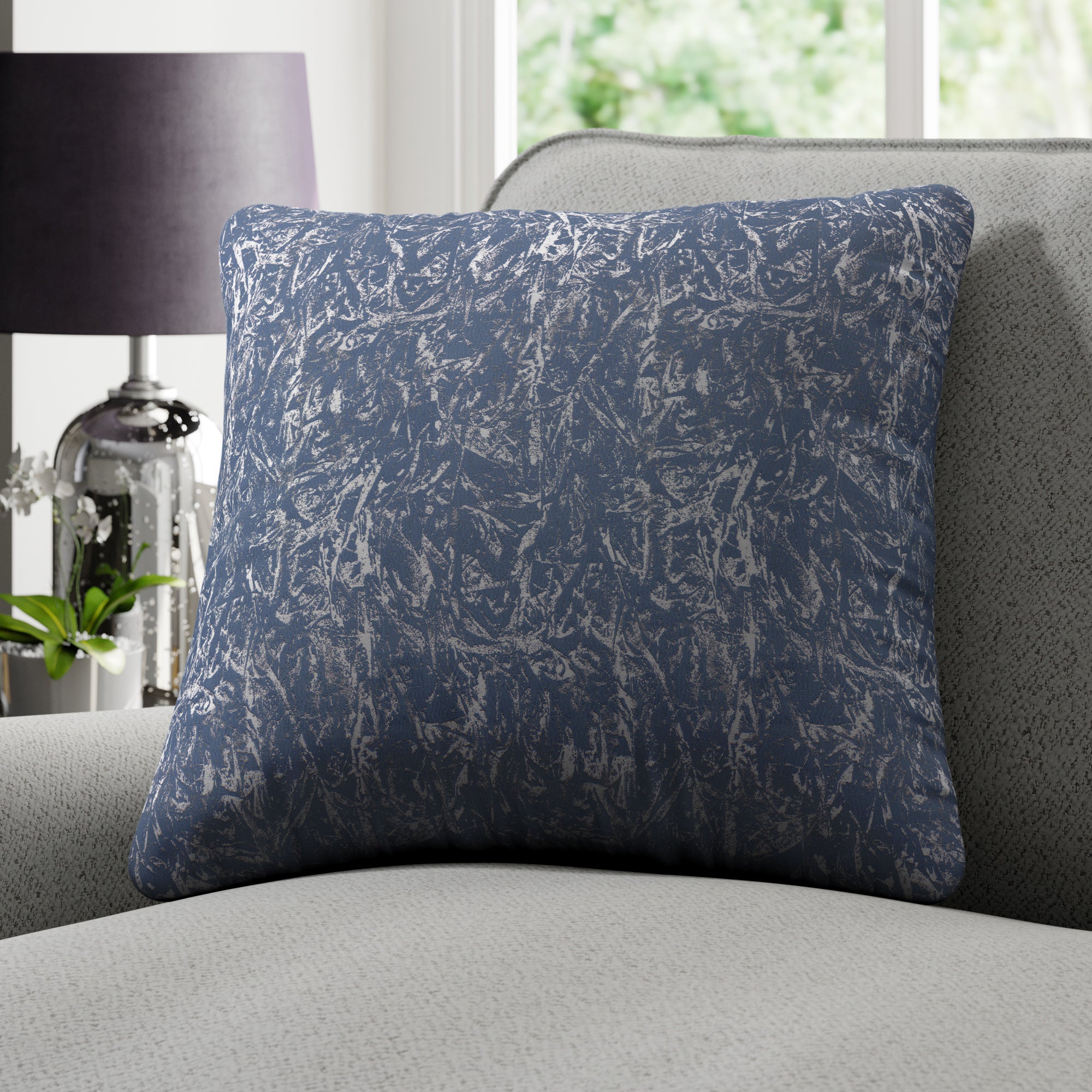 Cascade Made to Measure Cushion Cover Cascade Sky Blue Price Comparisons | Compare The Build
