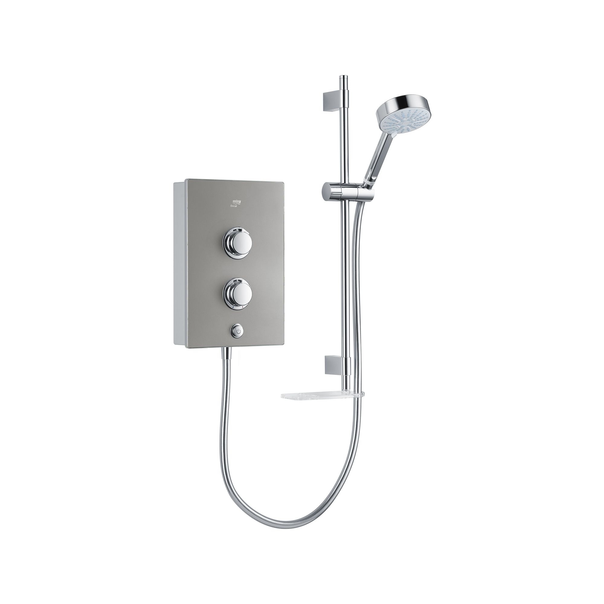 Mira Decor Silver Effect Electric Shower, 9.5Kw Price Comparisons | Compare The Build