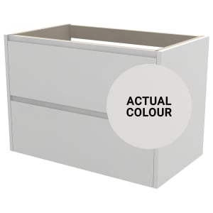 Duarti By Calypso Beaufort 800mm Full Depth 2 Drawer Wall Hung Vanity Unit - Grey Varnish Price Comparisons | Compare The Build