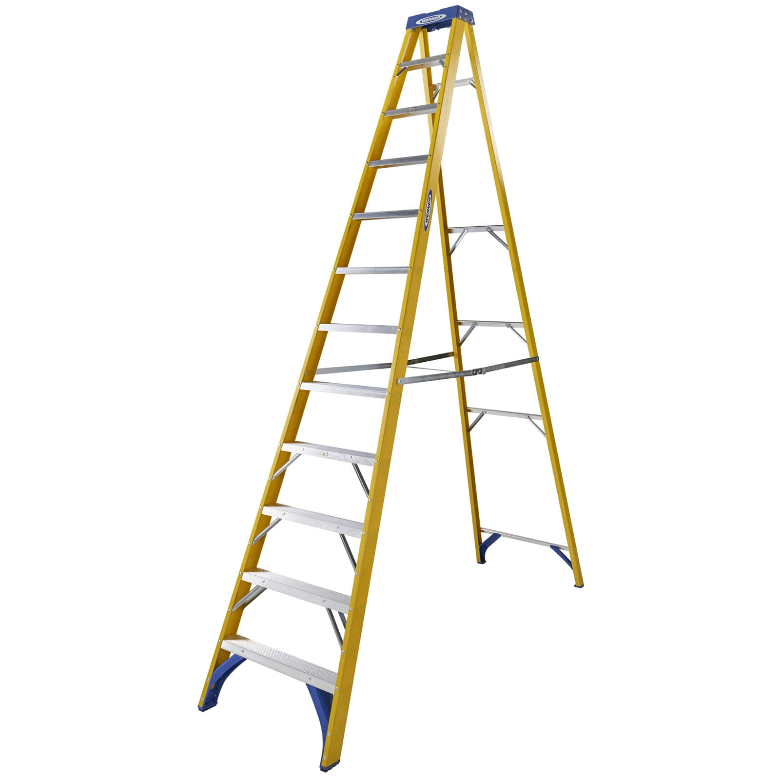 Werner Fibreglass Step Ladder - 12 Tread Price Comparisons | Compare The Build