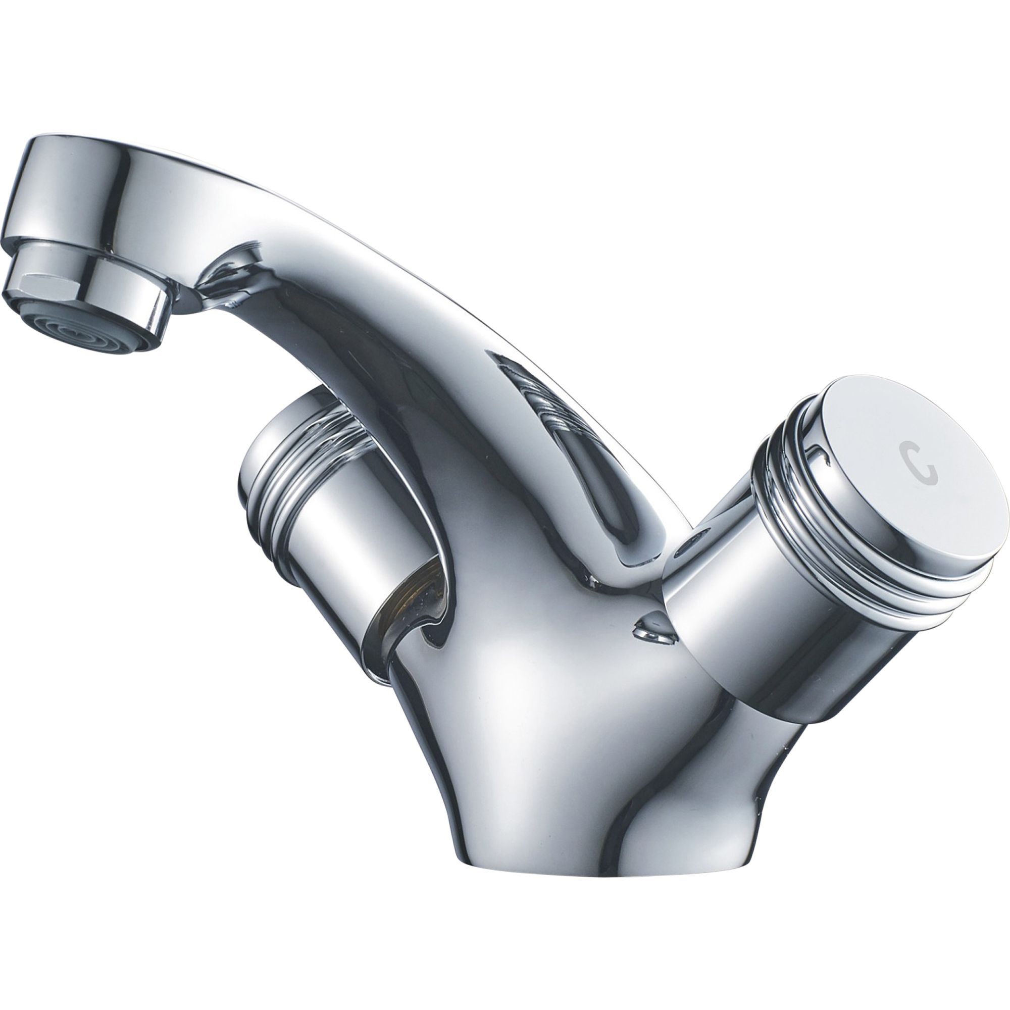 GoodHome Annagh 2 Lever Contemporary Basin Mono Mixer Tap | Compare The Build