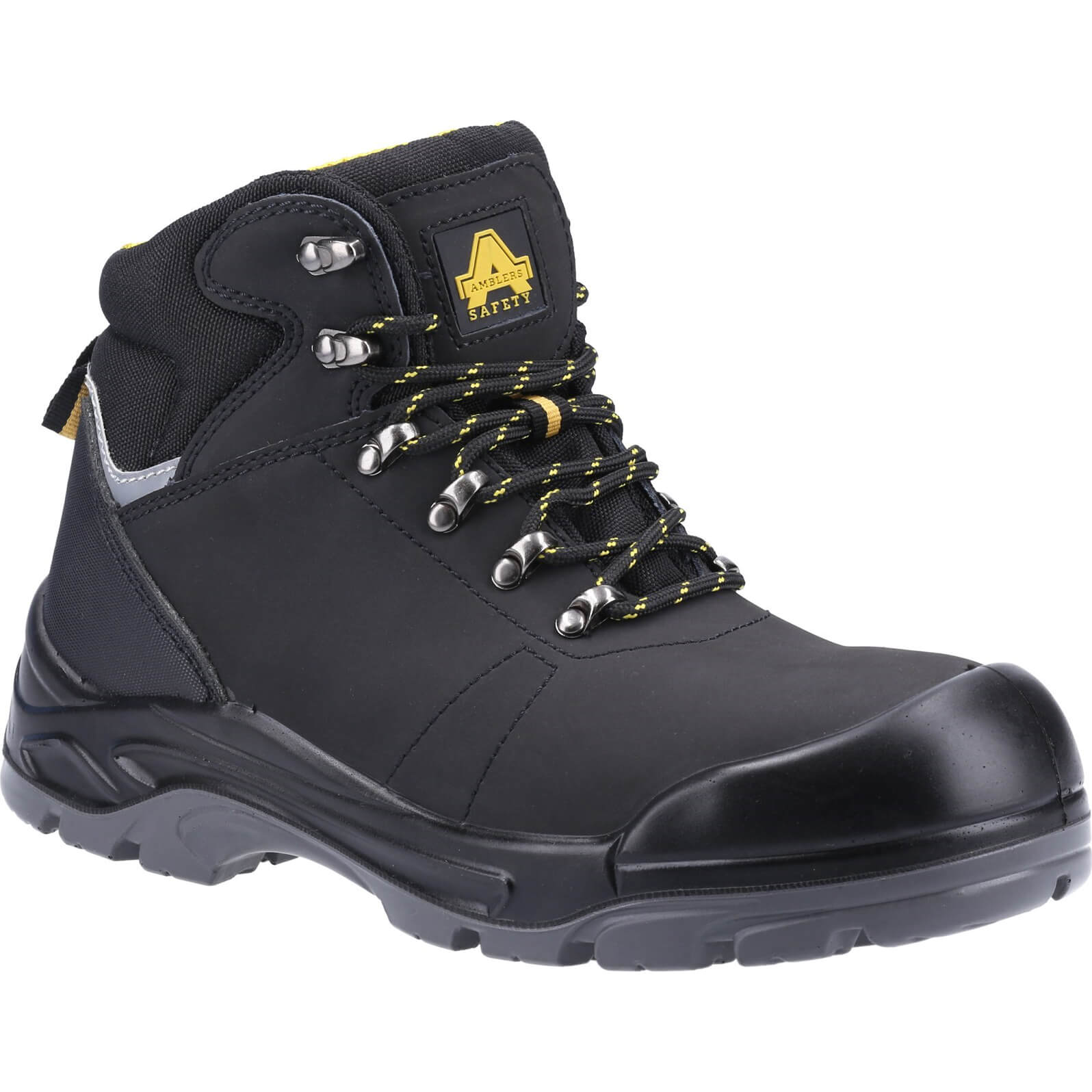 Amblers Mens Safety As252 Lightweight Water Resistant Leather Safety Boots Black Size 11 Price Comparisons | Compare The Build