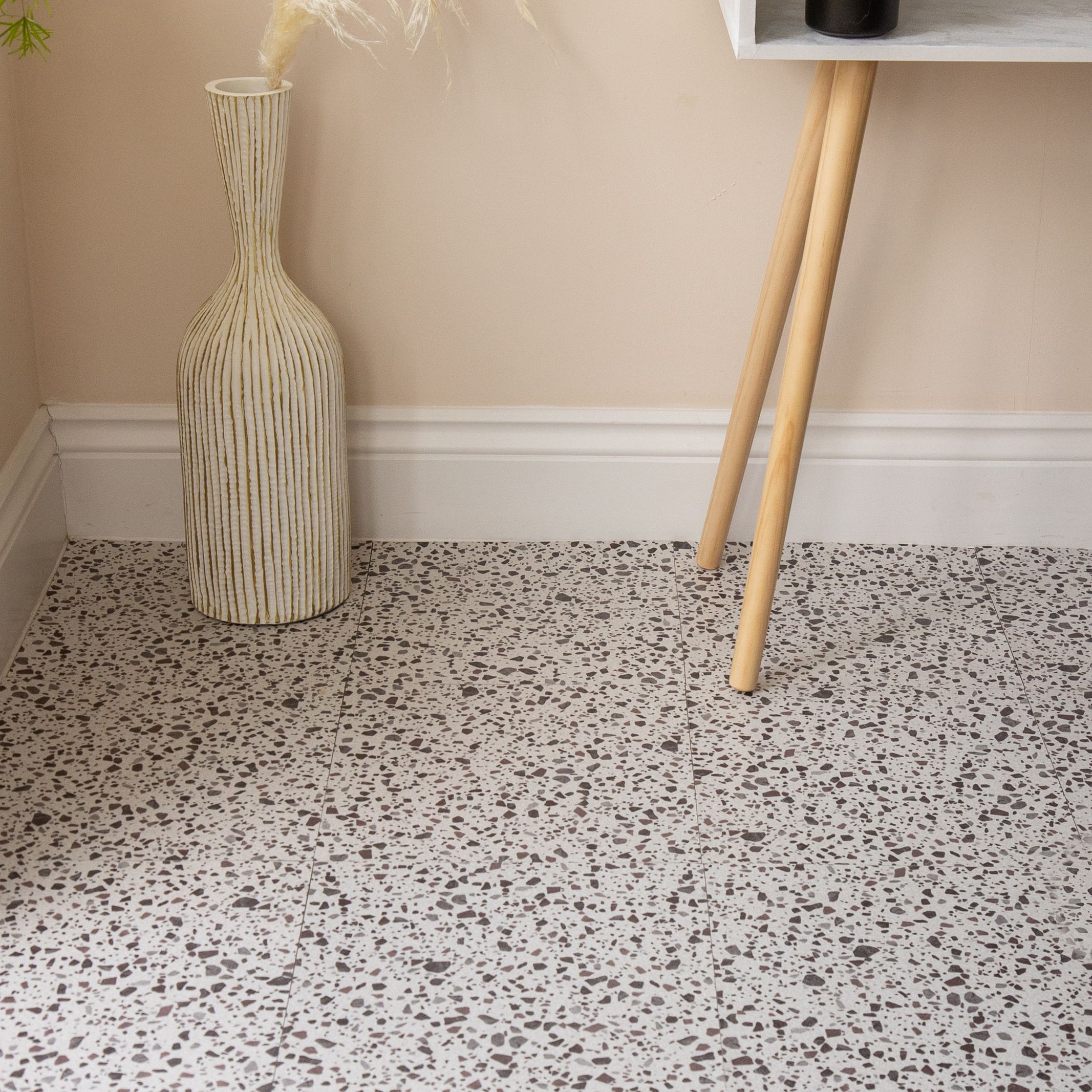 D-C-Fix Terrazzo White Patterned Stone Effect Tiles, Pack Of 11 Price Comparisons | Compare The Build