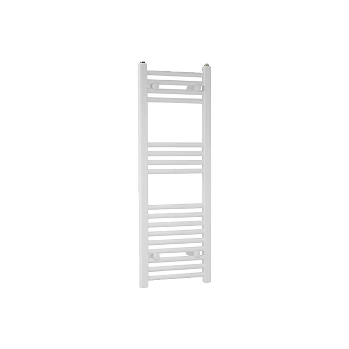 Towelrads Independent Ladder Rail - 22mm, White Straight, 1000x400mm | Compare The Build