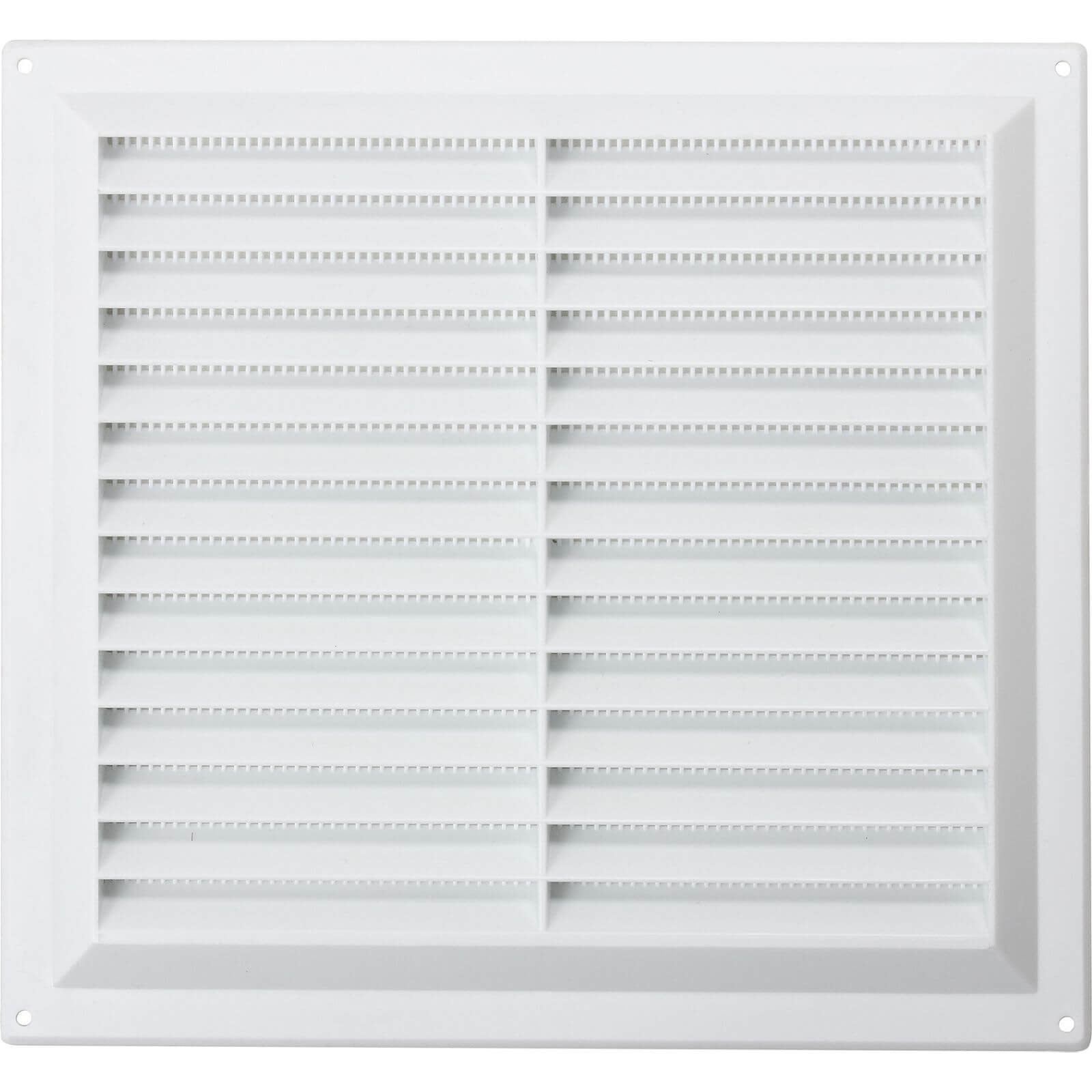 Fixed Louvre Vent - 229 x 229mm - White Plastic Price Comparisons | Compare The Build