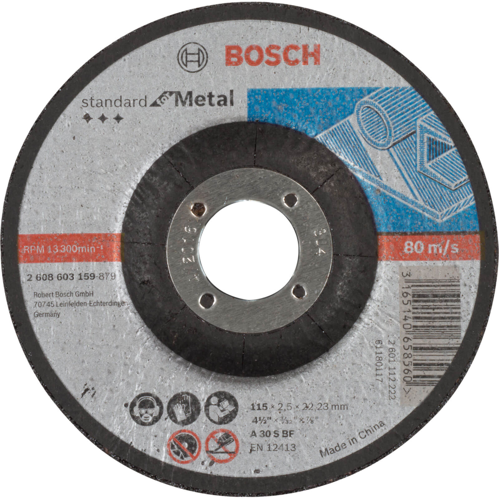 Bosch Standard Depressed Centre Metal Cutting Disc 115mm 2.5mm 22mm | Compare The Build