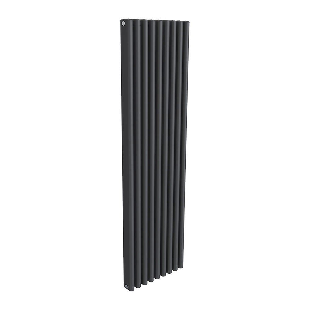 Reina Alco Vertical Aluminium Designer Radiator, Anthracite, 1800mm x 520mm Price Comparisons | Compare The Build