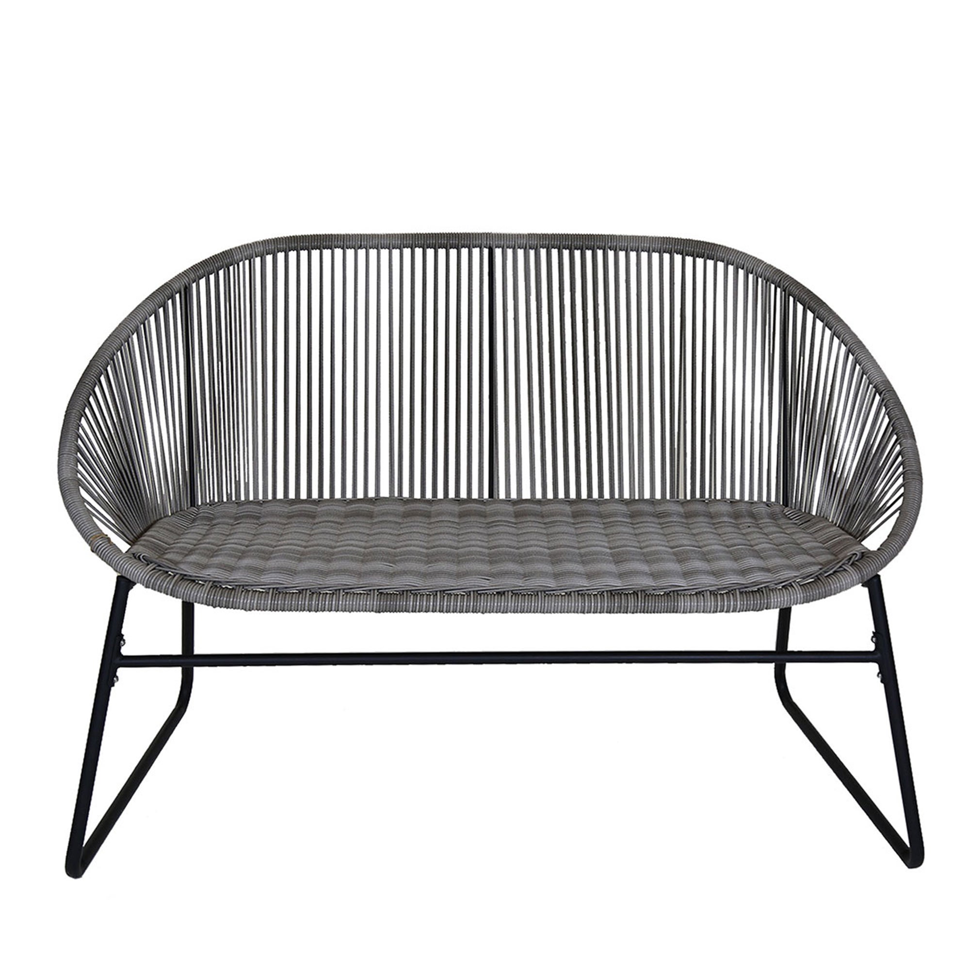 Charles Bentley Zanzibar 2 Seater Bench Grey Price Comparisons | Compare The Build