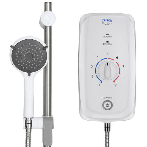 Triton Omnicare Ultra Thermostatic Electric Shower - 9.8kW CINCULT09W Price Comparisons | Compare The Build