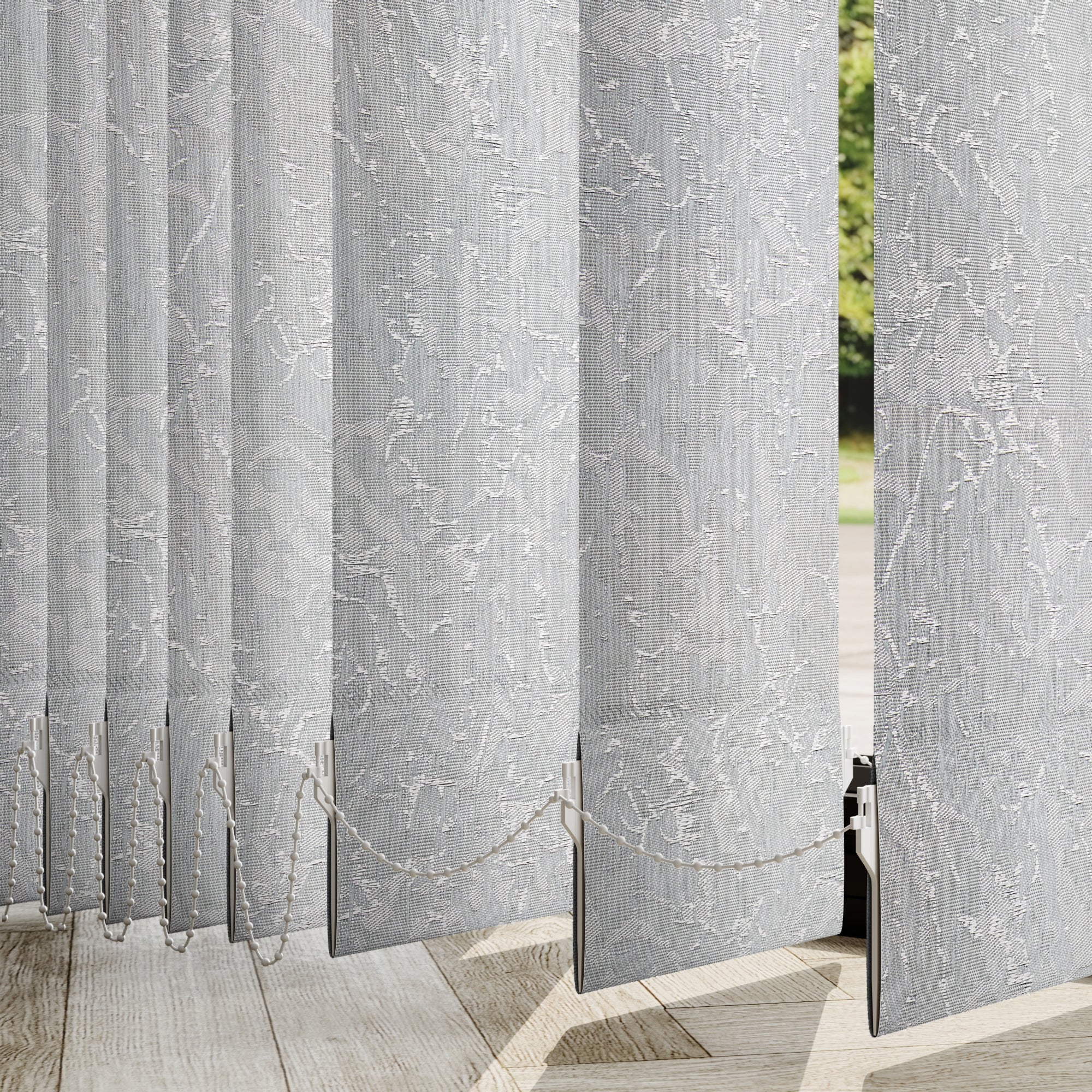 Atlantic Made to Measure Vertical Blind Grey Price Comparisons | Compare The Build