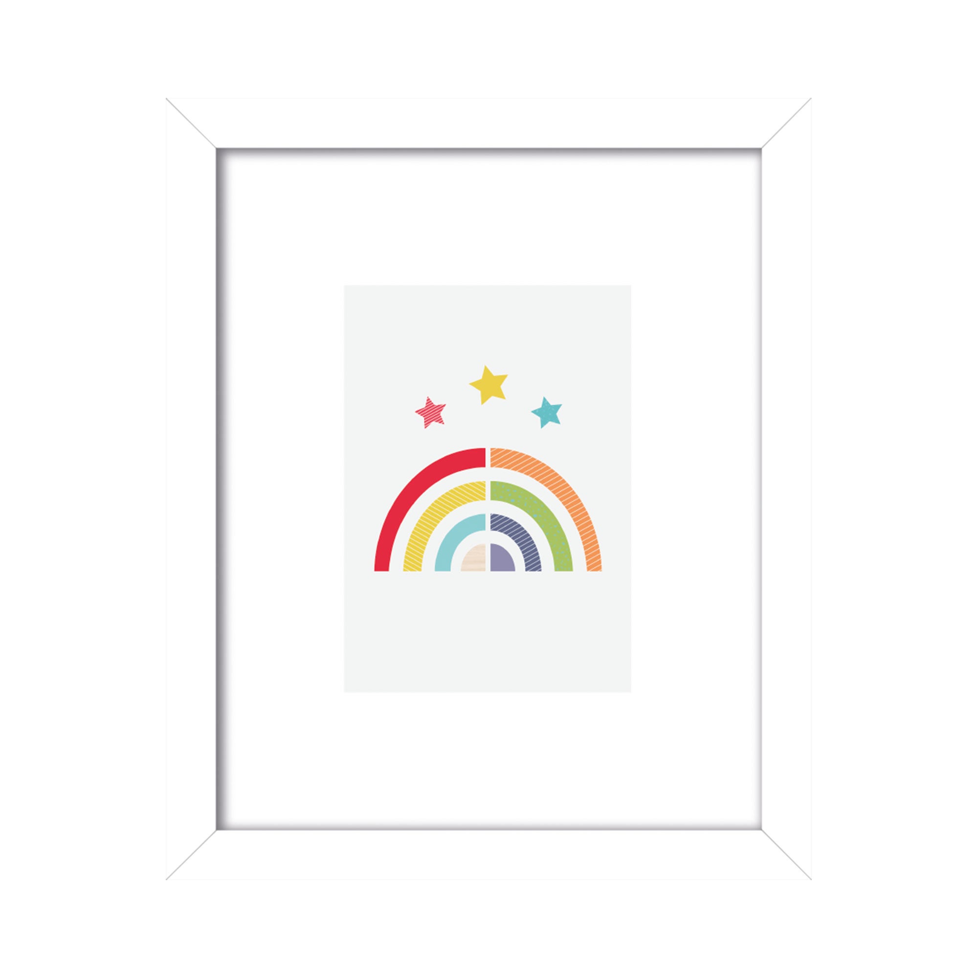 The Art Group Rainbow Framed Print MultiColoured Price Comparisons | Compare The Build